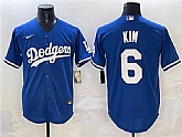 Men's Los Angeles Dodgers #6 Hyeseong Kim Royal Cool Base Stitched Jersey,baseball caps,new era cap wholesale,wholesale hats